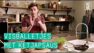 24Kitchen  Wat Eten We Vandaag Afl 43 Hugo’s visballetjes met ketjapsaus [upl. by Enaitsirhc]