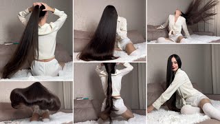 Flight of long shiny hair Preview video on Boostyto [upl. by Macdonell]