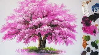 How to paint a tree in Acrylic lesson 6 [upl. by Westfall]