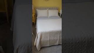 Review of Guest Room Sunstyle Home Quilt Bedding Set [upl. by Laddy]