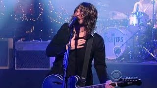 HD Foo Fighters  quotRopequot 41211 David Letterman [upl. by Cleary]