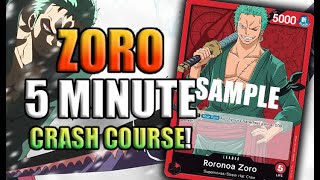 Zoro Deck Tech Full Guide amp Explanation  A Tier One Piece TCG Deck OP05 [upl. by Ahsaya]