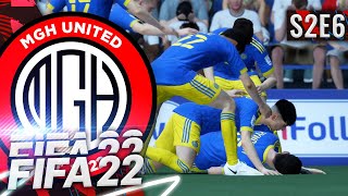 TAKING ON THE BEST  FIFA 22 MGH UNITED CAREER MODE S2E6 [upl. by Ainod]