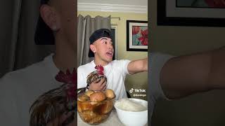 Ba David lại bắt David ăn thịt kho mọi người ơi funny food haihuoc mukbang [upl. by Fahy]