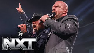 Shawn Michaels and Triple H unveil new NXT Titles NXT highlights Oct 1 2024 [upl. by Ikoek]