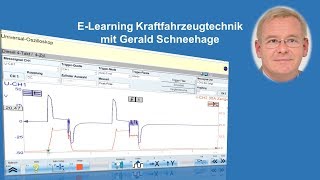 CommonRail MagnetventilInjektor mit dem Oszilloskop prüfen ELearning Kraftfahrzeugtechnik [upl. by Orelia]