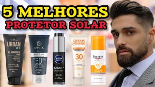 5 Melhores Protetores Solar Masculino [upl. by Herald]