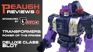 Video Review Transformers Power of the Primes  Deluxe Class BLOT [upl. by Vallonia]