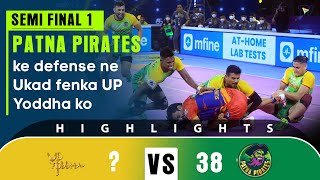 Pro Kabaddi League 8 Highlights SemiFinal 1  Patna Pirates vs UP Yoddha [upl. by Allenaj]