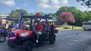 4th of July Parade  Ridglea Hills 2024 [upl. by Zilevi118]