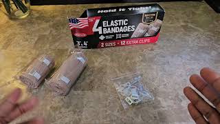 Premium Elastic Ace Bandage Wrap Unboxing and Review [upl. by Gapin]