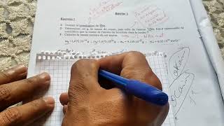 correction exercice 2 chimie générale s1 BCG partie atomistique بأحسن شرح [upl. by Llirred]