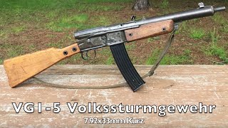 Volkssturmgewehr The German VG15 quotPeoples Storm Riflequot [upl. by Emsoc]