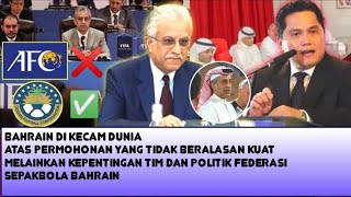 AFC WO Bahrain mundur tidak datang ke Jakarta  kabar kualifikasi piala dunia zona Asia 2026 [upl. by Suvart388]