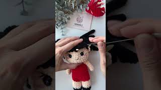 My new devil doll in progress ❤️🖤 amigurumipattern crochetpatterns handmade [upl. by Alverta]