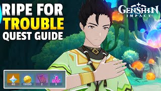 Ripe For Trouble  Full Quest Guide  Genshin Impact [upl. by Oicul]