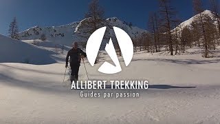 Découvrir le Queyras en raquettes  Allibert Trekking [upl. by Ecirb429]