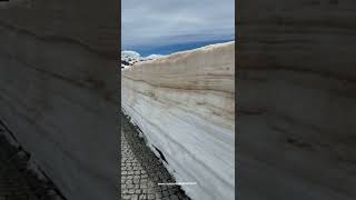 San Gottardo apertura del passo e muri di neve svizzera [upl. by Marston]