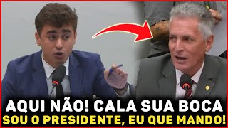 QUEBRA PAU NA CAMARADA ACABA COM DEPUTADO SENDO CALADO POR NIKOLAS ELE TENTOU CORRER MAS NÃO DEU [upl. by Ramed]