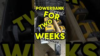 POWERBANK FOR 2 WEEKS short dewalt powerbank electronic electrical construction electric 1k [upl. by Larok273]