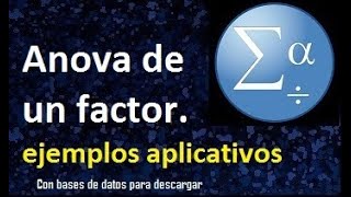 Anova de un factor en SPSS  INTERPRETACION DE RESULTADOS  EJEMPLO PRACTICO [upl. by Tawsha403]