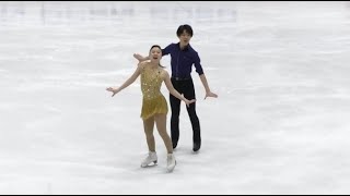 Utana YOSHIDA  Shingo NISHIYAMA ババリアンオープン2020 RDJunior Ice Dance 吉田  西山 [upl. by Beverlee]