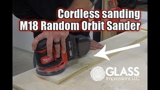 Milwauke M18 Random Orbit Sander  No power cord [upl. by Oap]