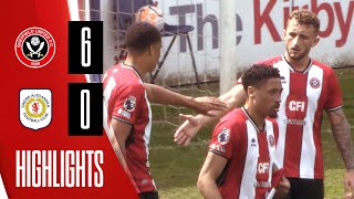 Sheffield United U21s 60 Crewe Alexandra U21s  Prefessional Development league highlights [upl. by Haelhsa590]