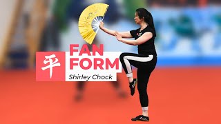 Aiping Tai Chi Fan Form [upl. by Kielty982]