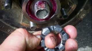 Trailer Axle Bearing Adjustment Trick [upl. by Chaunce]