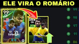 SAFEE SALL É UM ROMARIO DE GRAÇA 🤯COMO UPAR SAFE SALI NO EFOOTBALL 2025 E GAMEPLAY INSANA 💥 [upl. by Atinehc]