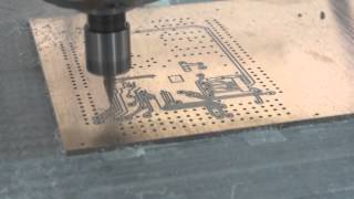 My CNC etching test [upl. by Aenej]