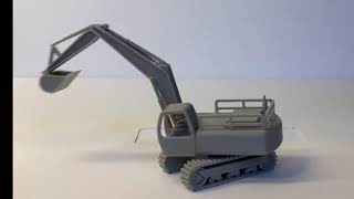 DAPR N Gauge Motorised Excavator [upl. by Herrah92]