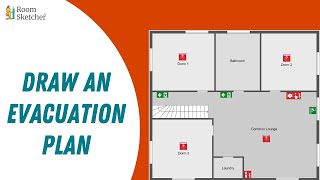 How to Draw an Emergency Evacuation Plan with RoomSketcher [upl. by Dwane886]