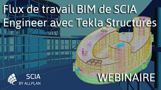 FR Flux de travail BIM de SCIA Engineer avec Tekla Structures [upl. by Rfinnej308]