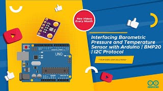 BMP280 Arduino Tutorial  Barometric Pressure and Temperature Sensor  I2C Protocol [upl. by Htenaj]