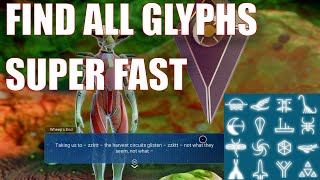 How To Find Glyphs Quickly  No Mans Sky 2021  Beginner Tips [upl. by Naujet676]