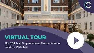 Virtual Tour  Flat 204 Nell Gwynn House Sloane Avenue London SW3 3AZ [upl. by Firehs]