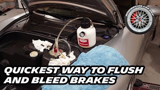 How to change brake fluid on a Porsche 996997986987 Quickest way to flush and bleed your brakes [upl. by Ihteerp]