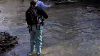 Fly Fishing Green River NC [upl. by Eilarol375]