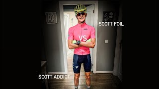 Scott Foil VS Scott Addict [upl. by Eibur]