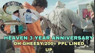 HEAVEN 3 YEAR ANNIVERSARY WE DID A COLLAB WITH OHGEESY 200 PPL LINED UP [upl. by Amato]