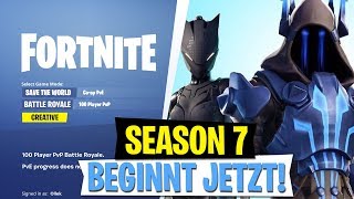 Fortnite SEASON 7 beginnt Neue Battle Pass Skins 🔥 Kreativ Modus [upl. by Nivrac596]