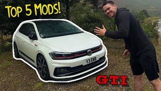 FIVE ESSENTIAL MODS FOR YOUR GTI [upl. by Helbona]