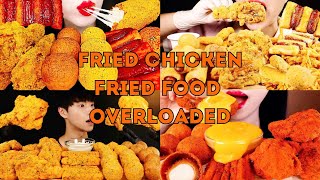 friedfood Best CHEESY FRIED FOOD Mukbang ASMR Compilation asmr mukbang cheese crunchy eating [upl. by Nitaj974]