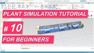 Tecnomatix Plant Simulation Tutorial 10  How to create a Hierachically Structured Model [upl. by Buonomo]