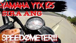 Yamaha YTX 125 │ Top speed │ Kinakain ang rough road [upl. by Orest]