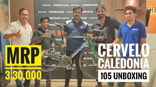 Cervelo Caledonia 105 Unboxing [upl. by Atnohsal]