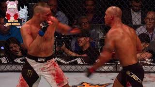 SLOW MO  Robbie Lawler vs Rory MacDonald 2  Final ROUND 5 Punch [upl. by Yrakaz875]