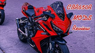 CBR650R ModsReview [upl. by Lazaruk]